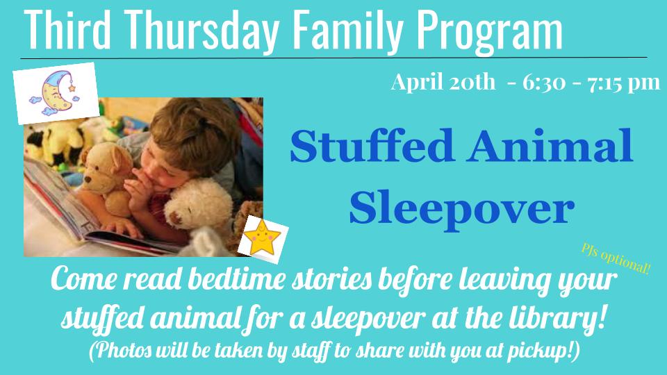 Stuffed Animal Sleepover