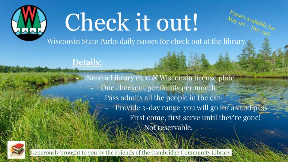 WI state park passes