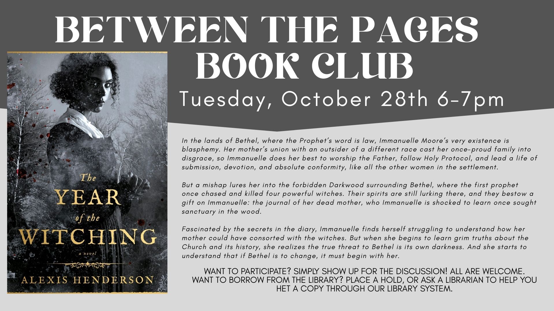 October Between the Pages Book Club